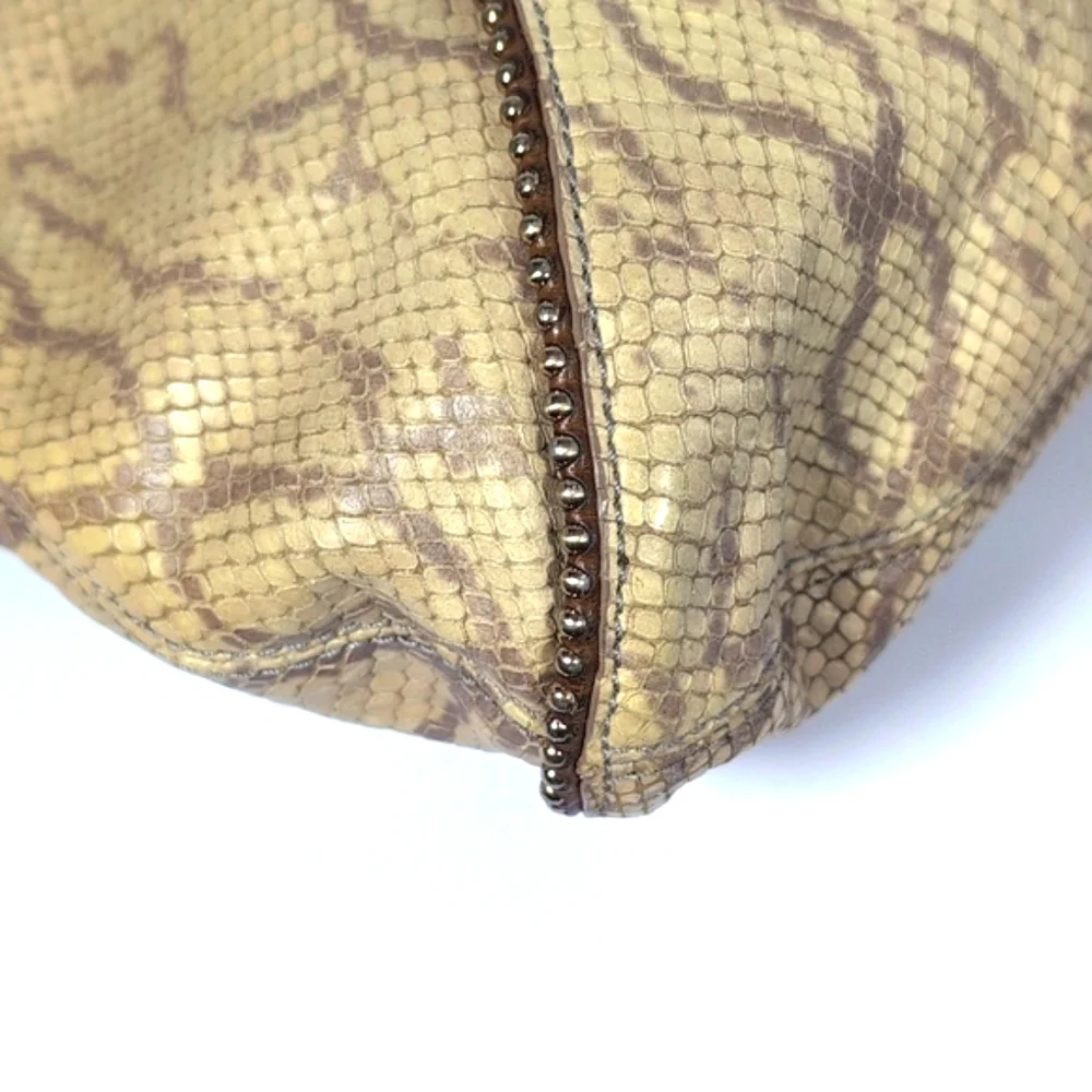 Henri Bendel Snake Skin Hobo Bag